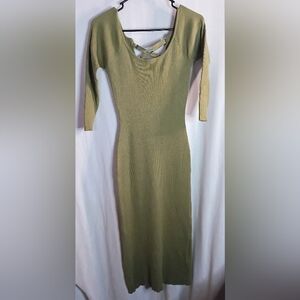NWOT - SHEIN Tall Bodycon Long Sleeve Dress Maxi Women Outfit